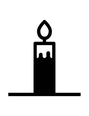 Paskalya yassı ikon vektör çizimi