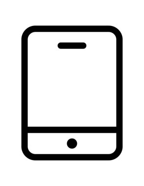 cep telefonu ikonu vektör illüstrasyonu