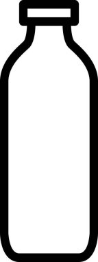 şişe simgesi vektör illüstrasyonu