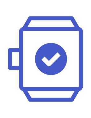 smartwatch simge vektör çizimi