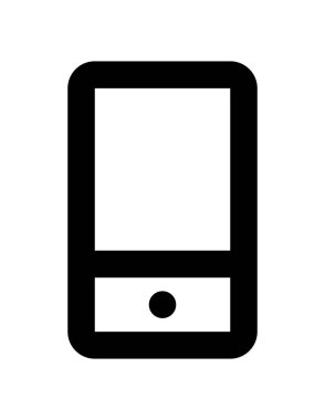akıllı telefon simgesi vektör illüstrasyonu