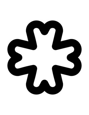 Modern siyah beyaz çizgi sanat deco tarzının vektör çizimi