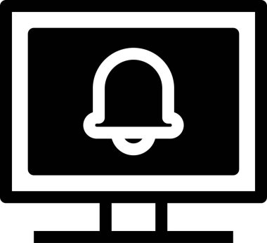 Düz ekran vektör resimlemesini izle