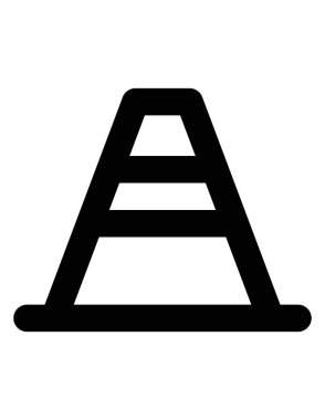 Beyaz arkaplanda izole edilmiş tek bir vektör illüstrasyonu