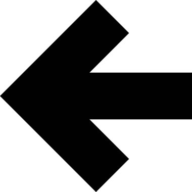 bir yön vektör simgesi