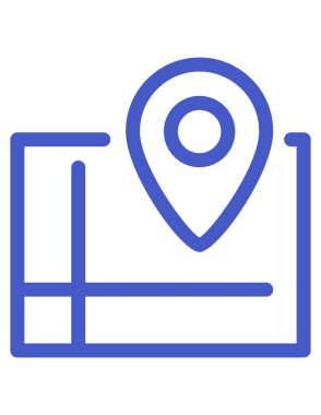 Banka etiketi ikonu. vektör biçimi yuvarlak açılı, cyan ve mavi renkli çift renkli düz ikonik semboldür.,