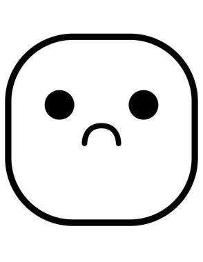 emoji düz ikon vektör çizimi