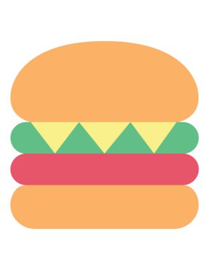 yemek yemek vektör illüstrasyonu 