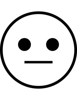 emoji düz ikon vektör çizimi