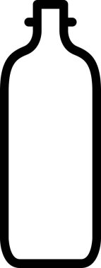 şişe simgesi vektör illüstrasyonu