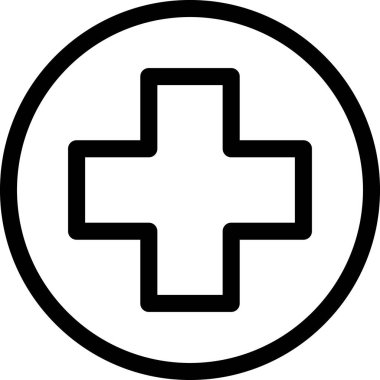 tıbbi ağ simgesi vektör illüstrasyonu