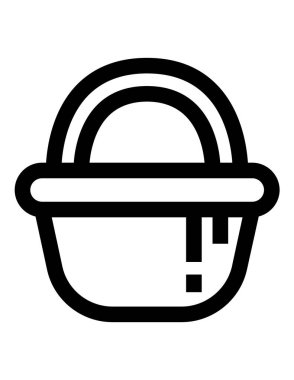 Cadılar Bayramı düz ikon vektör çizimi