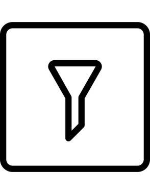 düz kokteyl vektör simgesi.