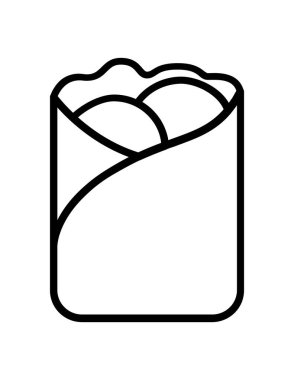 yemek yemek vektör illüstrasyonu 