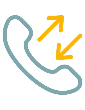 iletişim konsepti düz ikon vektör çizimi