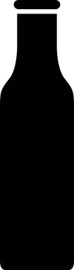 şişe simgesi vektör illüstrasyonu