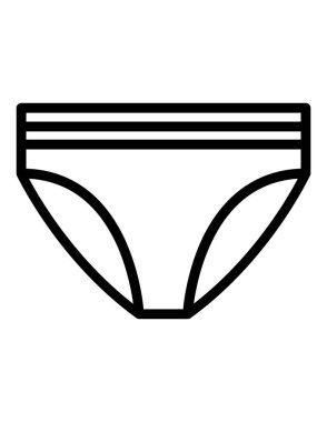 iç çamaşırı ikonu vektör illüstrasyonu