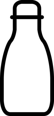 şişe simgesi vektör illüstrasyonu