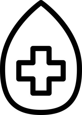 tıbbi ağ simgesi vektör illüstrasyonu