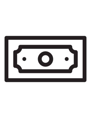 para vektör çizgisi simgesi