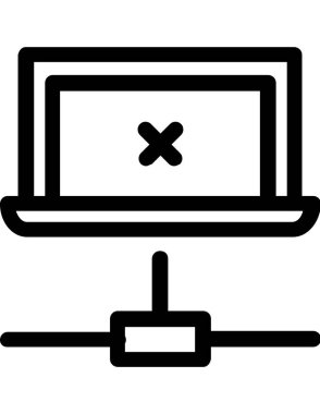 sunucu depolama düz ikon vektör çizimi