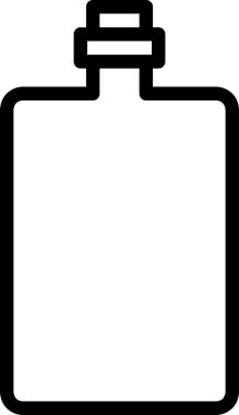 şişe simgesi vektör illüstrasyonu