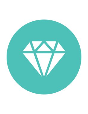 Elmas vekotr illüstrasyon, mücevher kavramı 