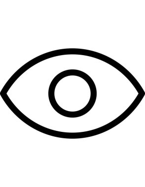 Göz düzlüğü vektör illüstrasyonu