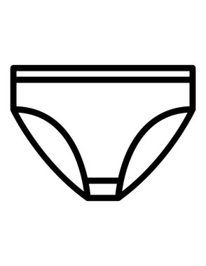 iç çamaşırı ikonu vektör illüstrasyonu