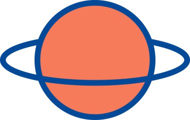 evren simgesi, gezegen uzay vektör çizimi