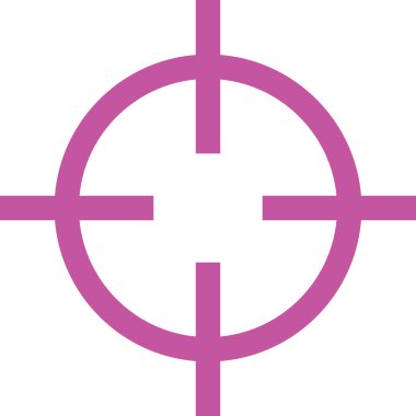 Gölgeli pembe vektör simgesi