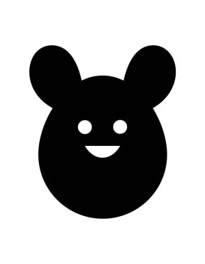 Paskalya yassı ikon vektör çizimi