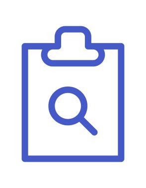 Görev simgesi vektör illüstrasyonlu dizin