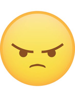 emoji düz ikon vektör çizimi