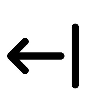 ok düz ikon vektör illüstrasyonu