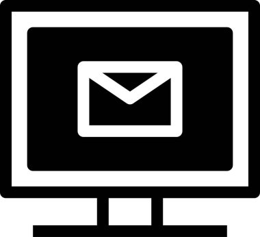 Düz ekran vektör resimlemesini izle