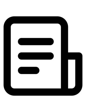 Bilim ve teknoloji çizgi vektör simgesi.