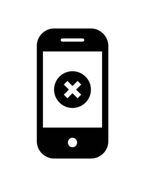 akıllı telefon simgesi vektör illüstrasyonu