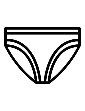 iç çamaşırı ikonu vektör illüstrasyonu