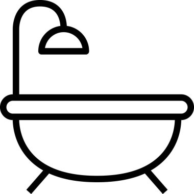 mobilya yassı ikon vektör illüstrasyonu