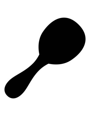 kaşık ikonu vektör illüstrasyonu