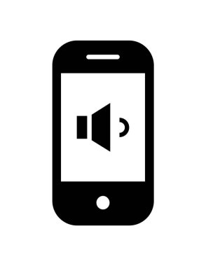 akıllı telefon simgesi vektör illüstrasyonu