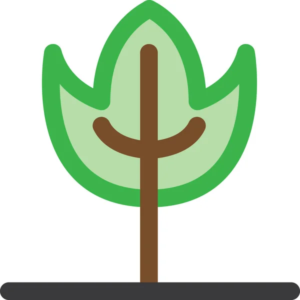 Tree Icon Vector Illustration — Stock Vector