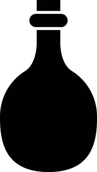 Icono Botella Vector Ilustración — Archivo Imágenes Vectoriales