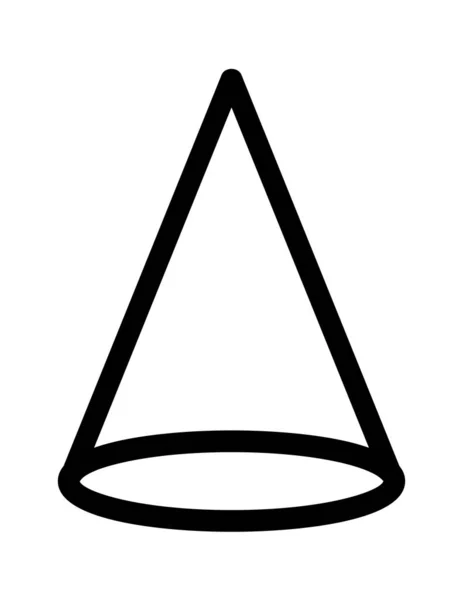 Illustrazione Vettoriale Icona Triangolo — Vettoriale Stock