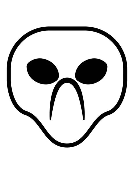 Alien Symbol Vektor Illustration — Stockvektor