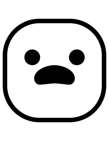 Emoji Επίπεδη Εικονίδιο Διανυσματική Απεικόνιση — Διανυσματικό Αρχείο