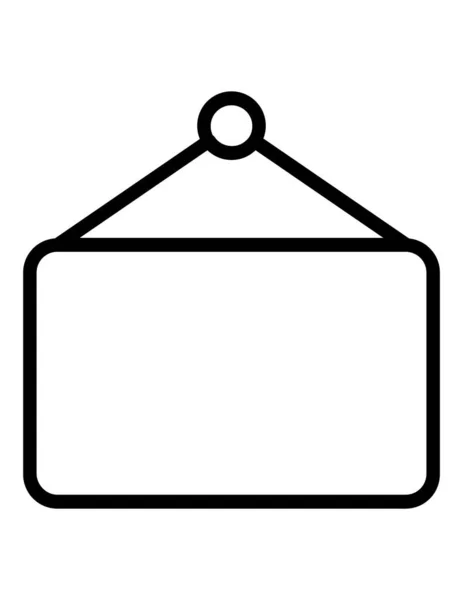 Ícone Etiqueta Branco Ilustração Vetorial —  Vetores de Stock