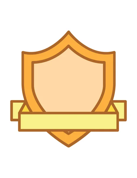 Award Icoon Badge Prestatie Vector Illustratie — Stockvector