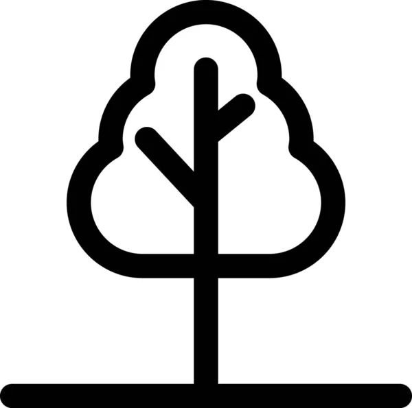 Baum Symbol Vektor Illustration — Stockvektor